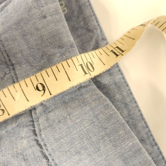 Talbots Womens 6 32x25  Blue The Perfect Crop Stretch Ankle Pants - Picture 6 of 7